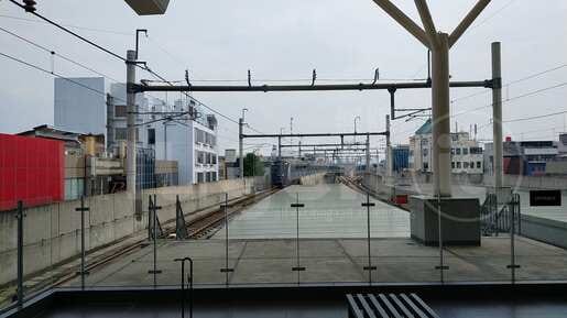 Ratangga Masuk Stasiun Blok M BCA